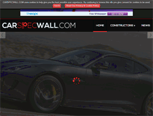Tablet Screenshot of carspecwall.com